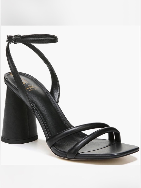 Sam Edelman Shoes - Sam Edelman Kia Black Strappy Ankle-Wrap Block Heel Sandal